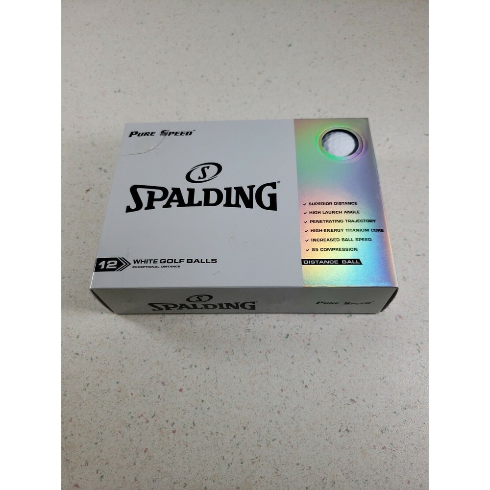Spalding Pure Speed Golf Balls White Exceptional Distance New Sealed